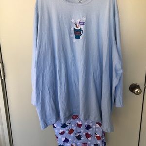Women plus size 5X 34/36 Winter pj set
